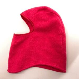 LL Bean Hot Pink Fleece Kids Large Ski Mask Hood